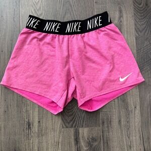 Nike‎ Girls' Dri-FIT Athletic Shorts Pink Activewear Running Training